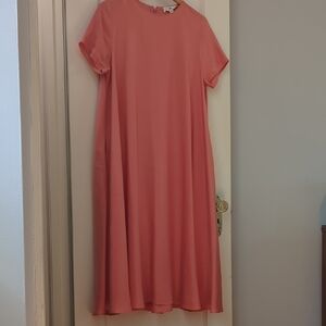 Banana Republic Coral Midi Dress